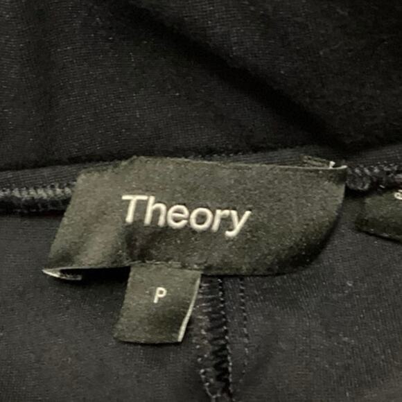 Theory Women's Navy Blue Mid Rise Ankle Skinny Casual Slim Leggings Pants Size S - Picture 4 of 5